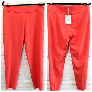 Sandro Ferrone orange cropped pants 42 IT (6 US) 